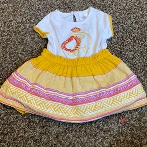Lion king woven skirt dress